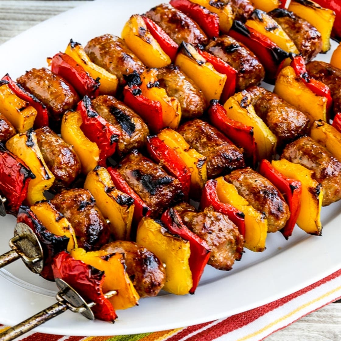 Grilled Sausage and Peppers
