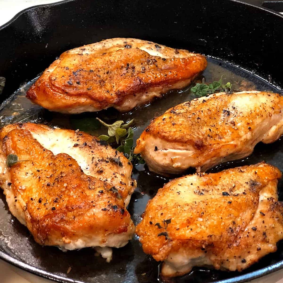 The Best Cast Iron Chicken Breast