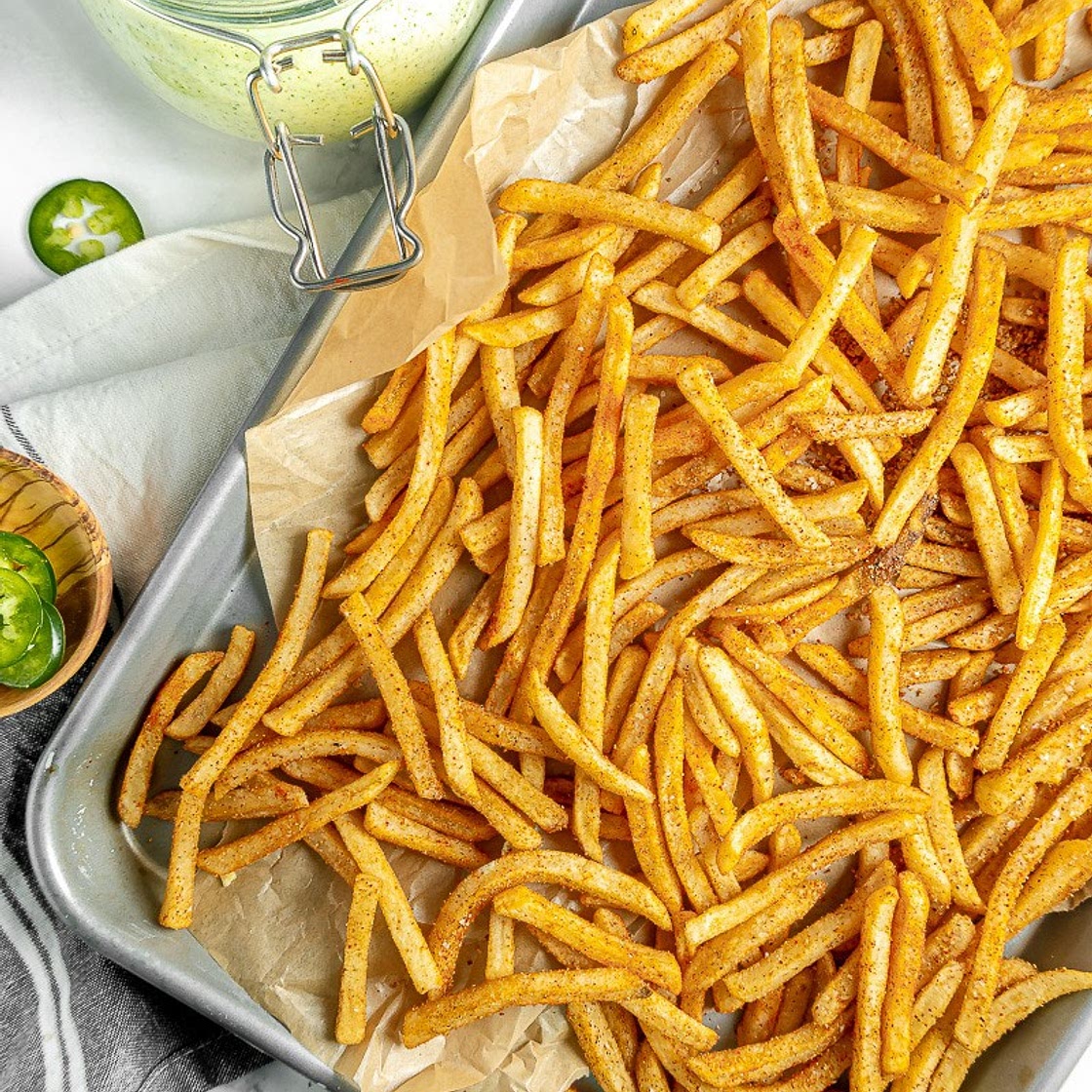 Air Fryer Chaat Masala Fries