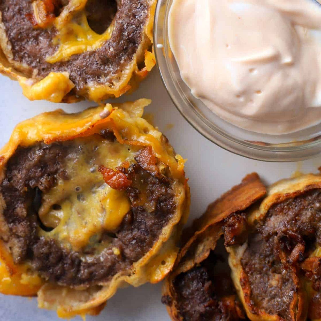 Easy Cheeseburger Roll Ups (Air Fryer or Oven)