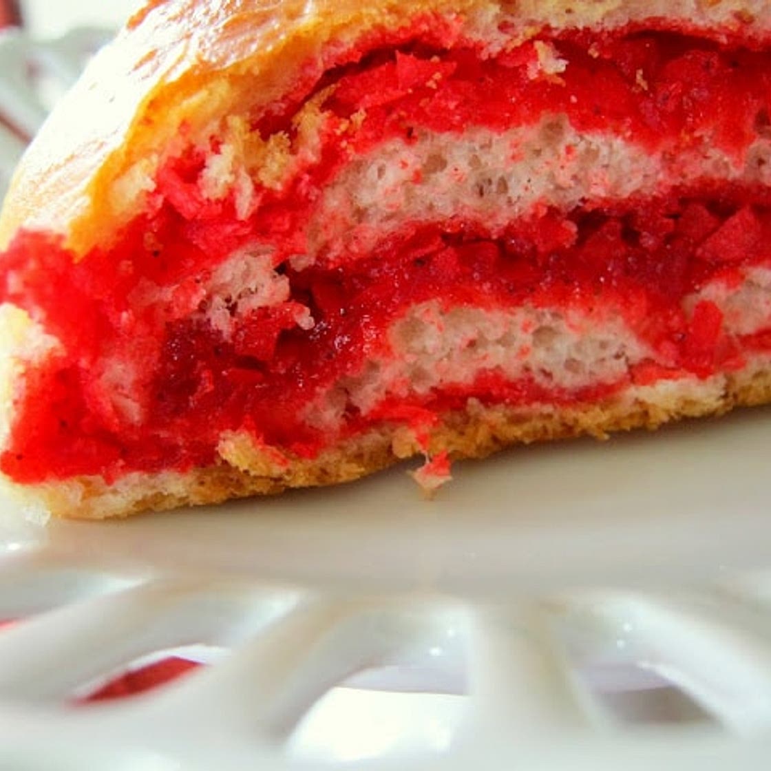 Guyanese Salara – Red coconut roll