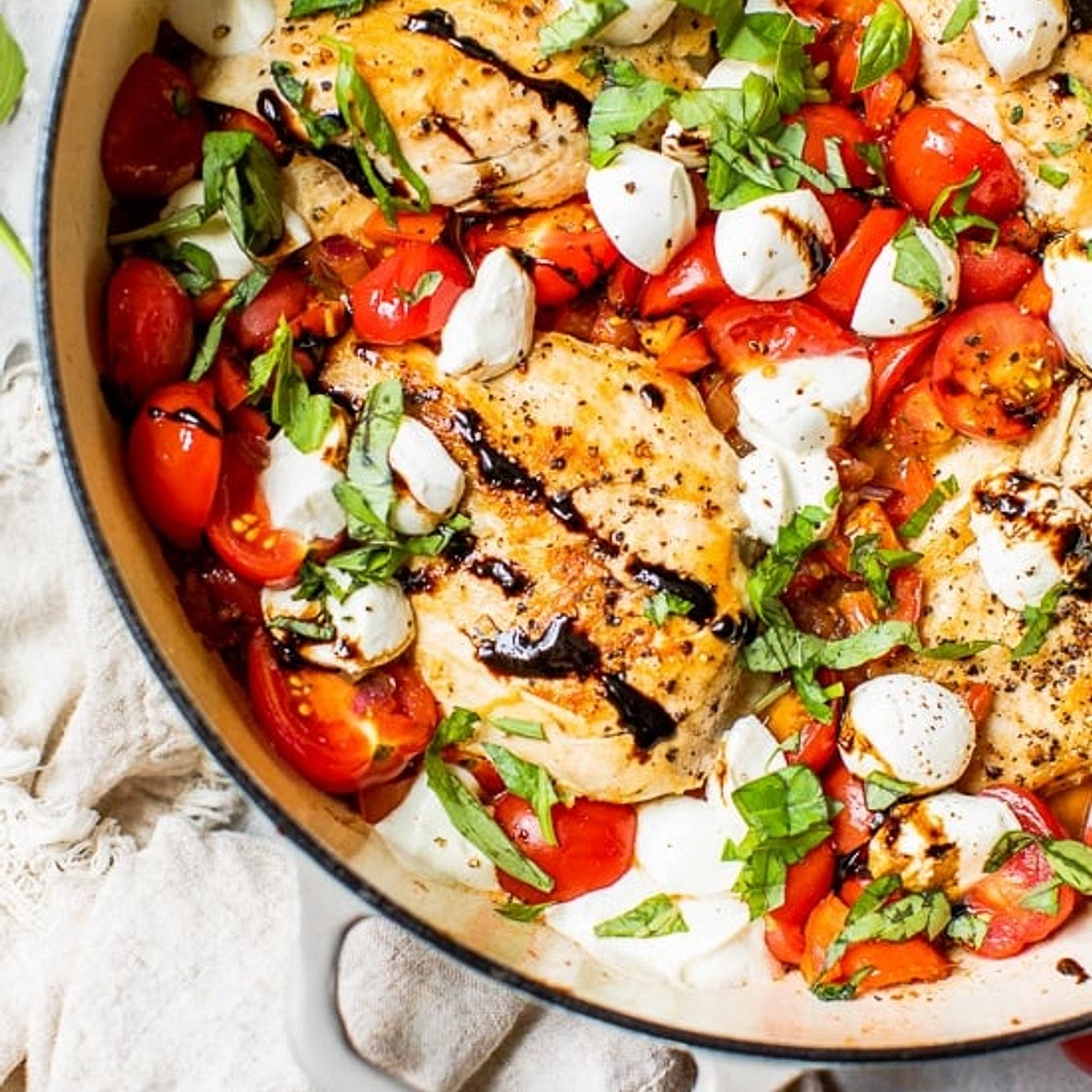 Caprese Chicken Skillet