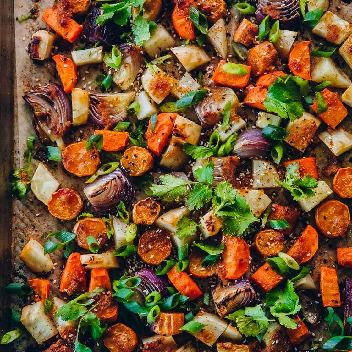 JAPANESE MISO ROASTED VEGGIES