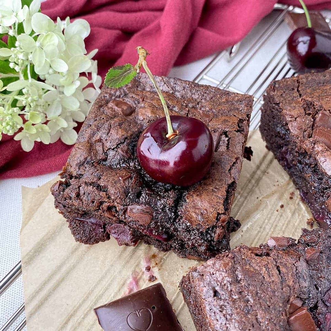 Chocolate Cherry Brownies