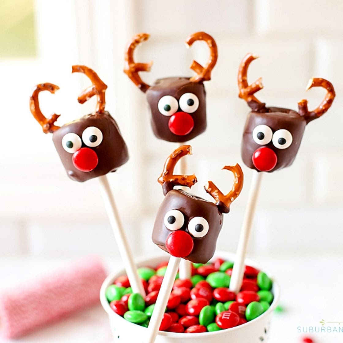 Chocolate Covered Marshmallow Reindeer Recipe