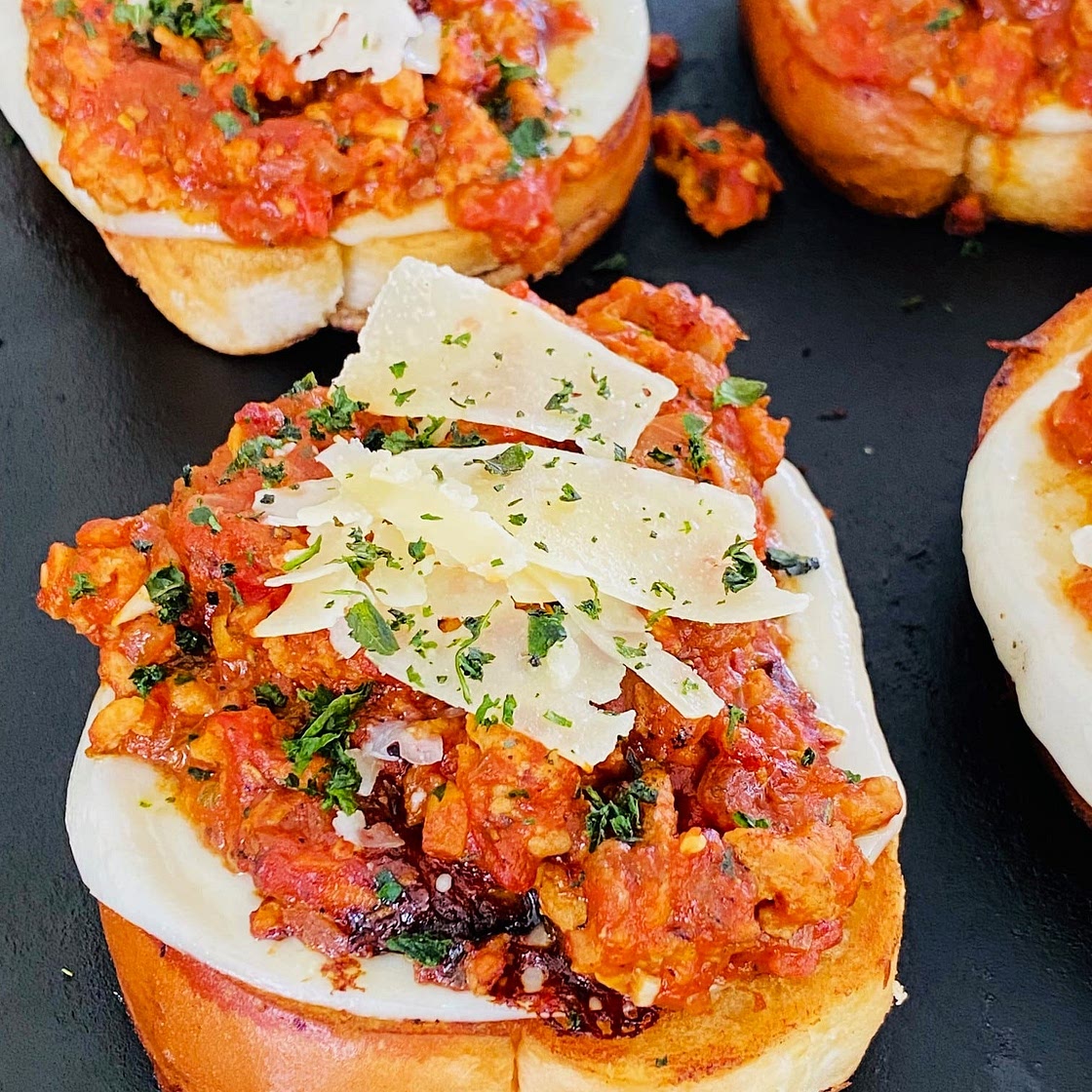 Blackstone Chicken Parmesan Sloppy Joes