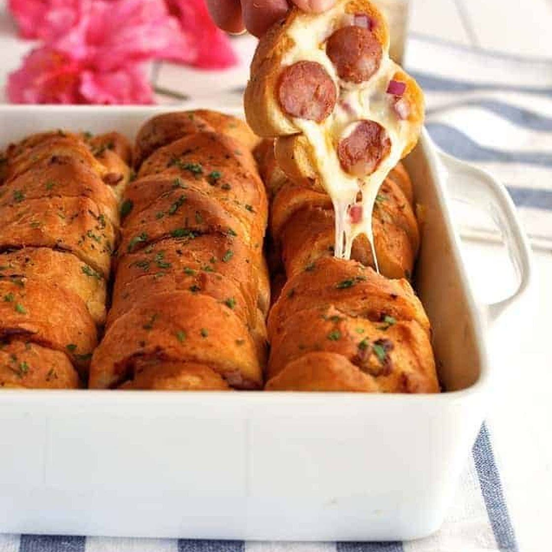 Pull Apart Pizza Bread
