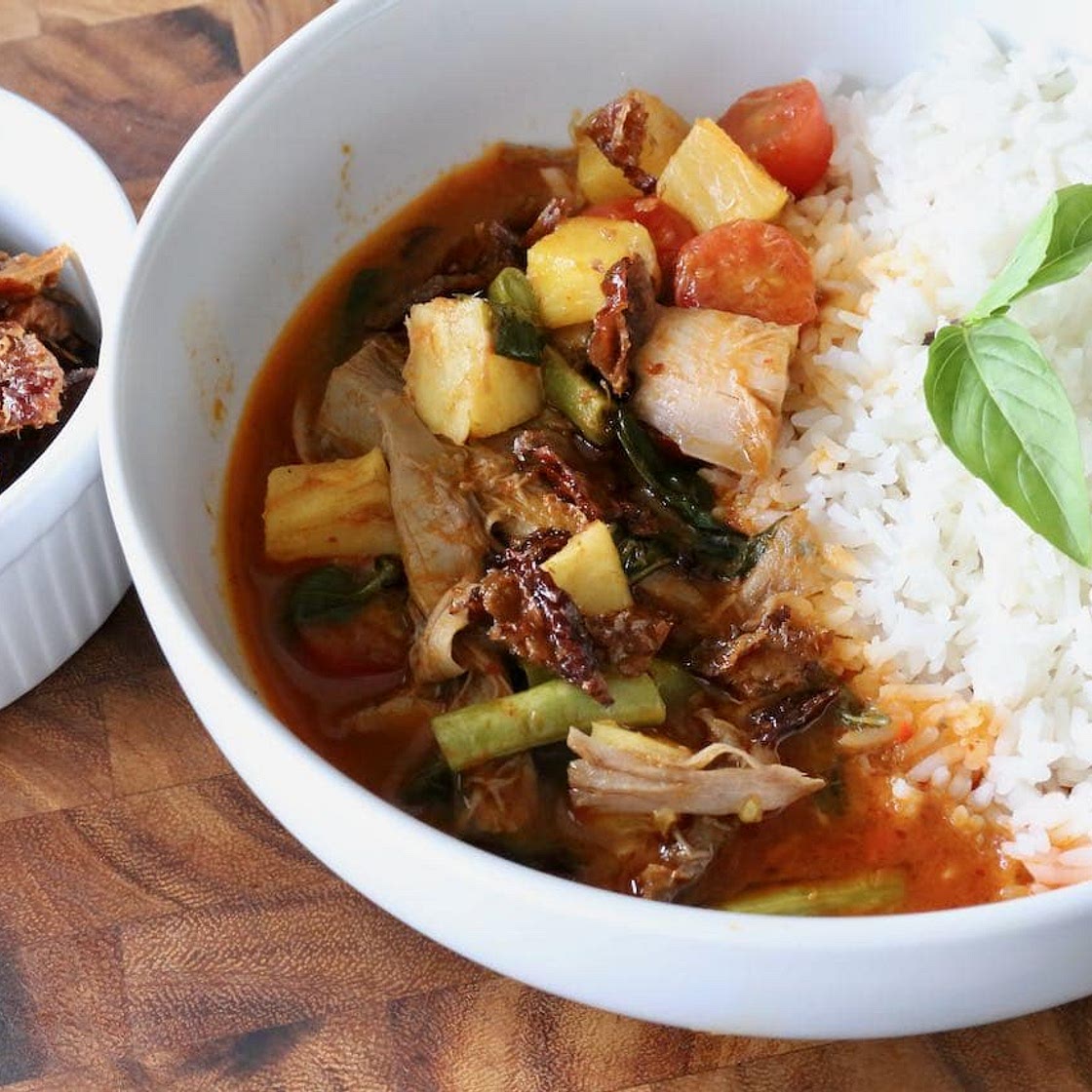 Roast Duck Thai Red Curry