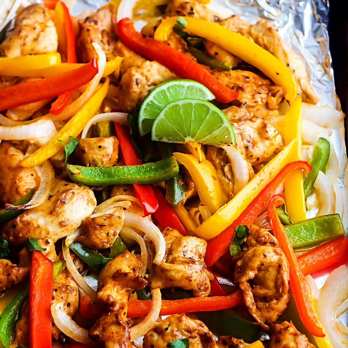 Sheet Pan Chicken Fajitas