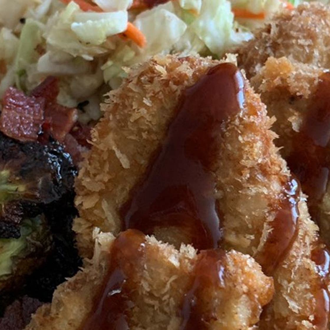 Japanese Hito-kuchi Katsu (mini deep fried pork cutlets)