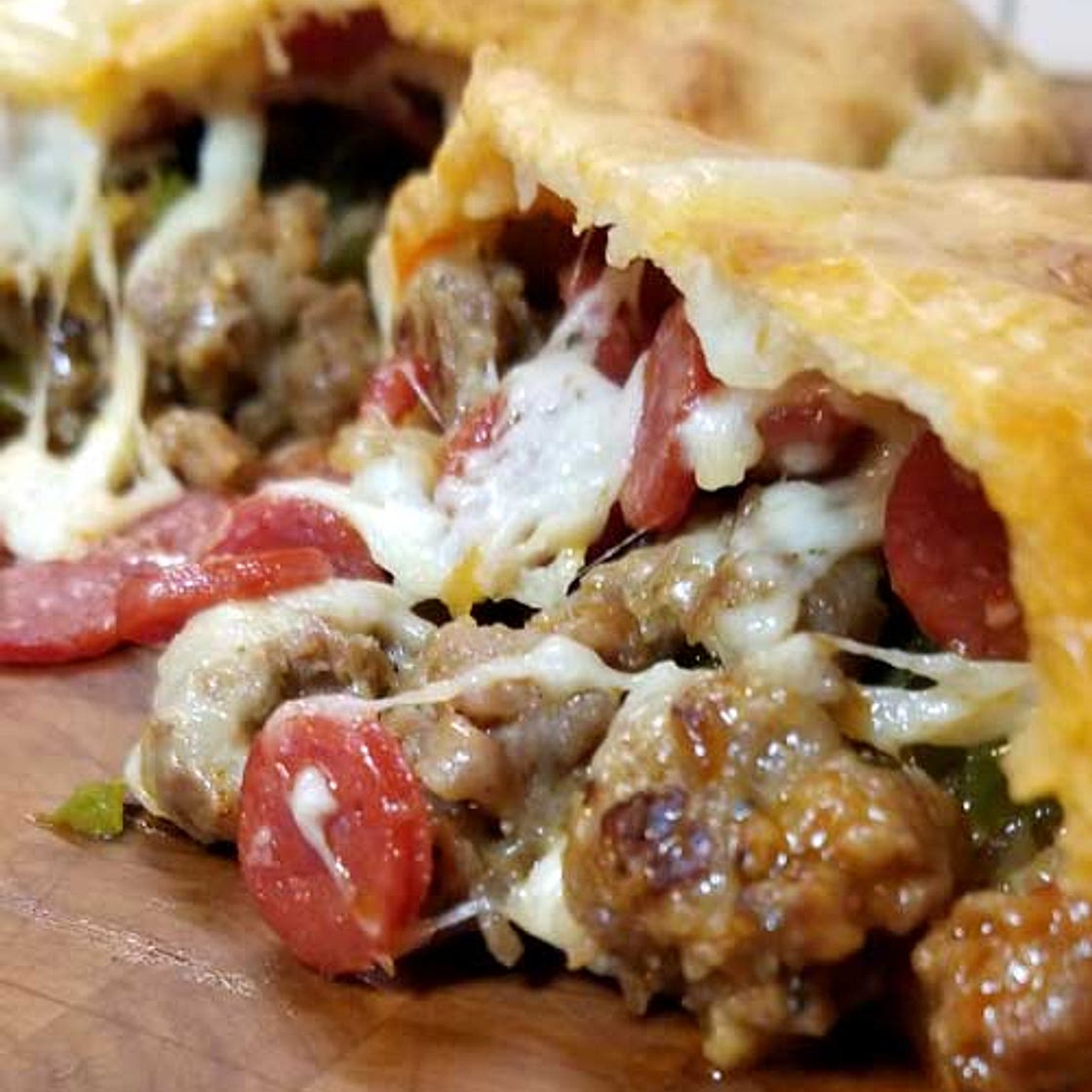 Meat Lovers Gameday Calzone