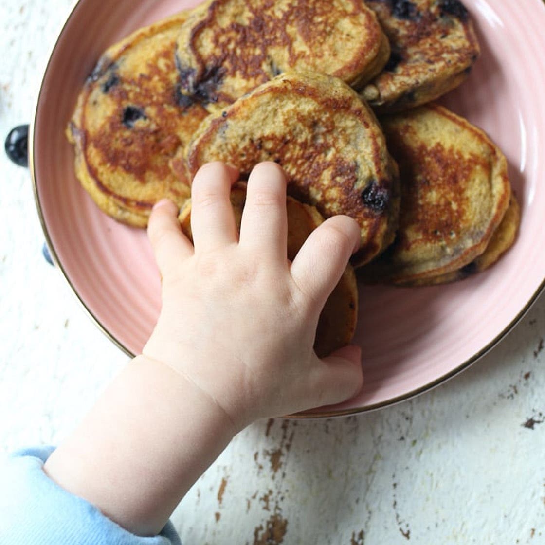 BLW Baby Cereal Protein Pancakes
