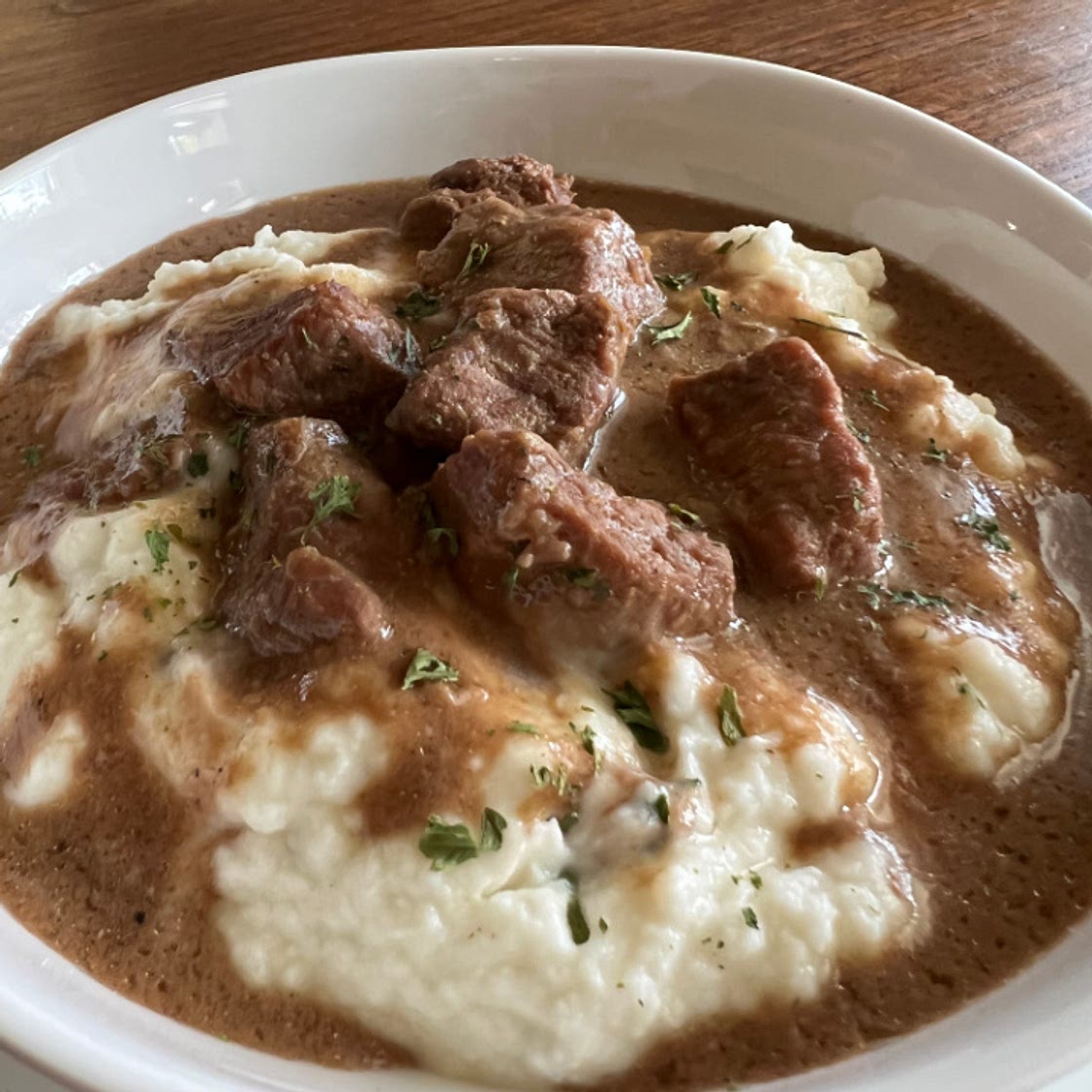 No Peek Beef Tips (Slow Cooker or Oven)