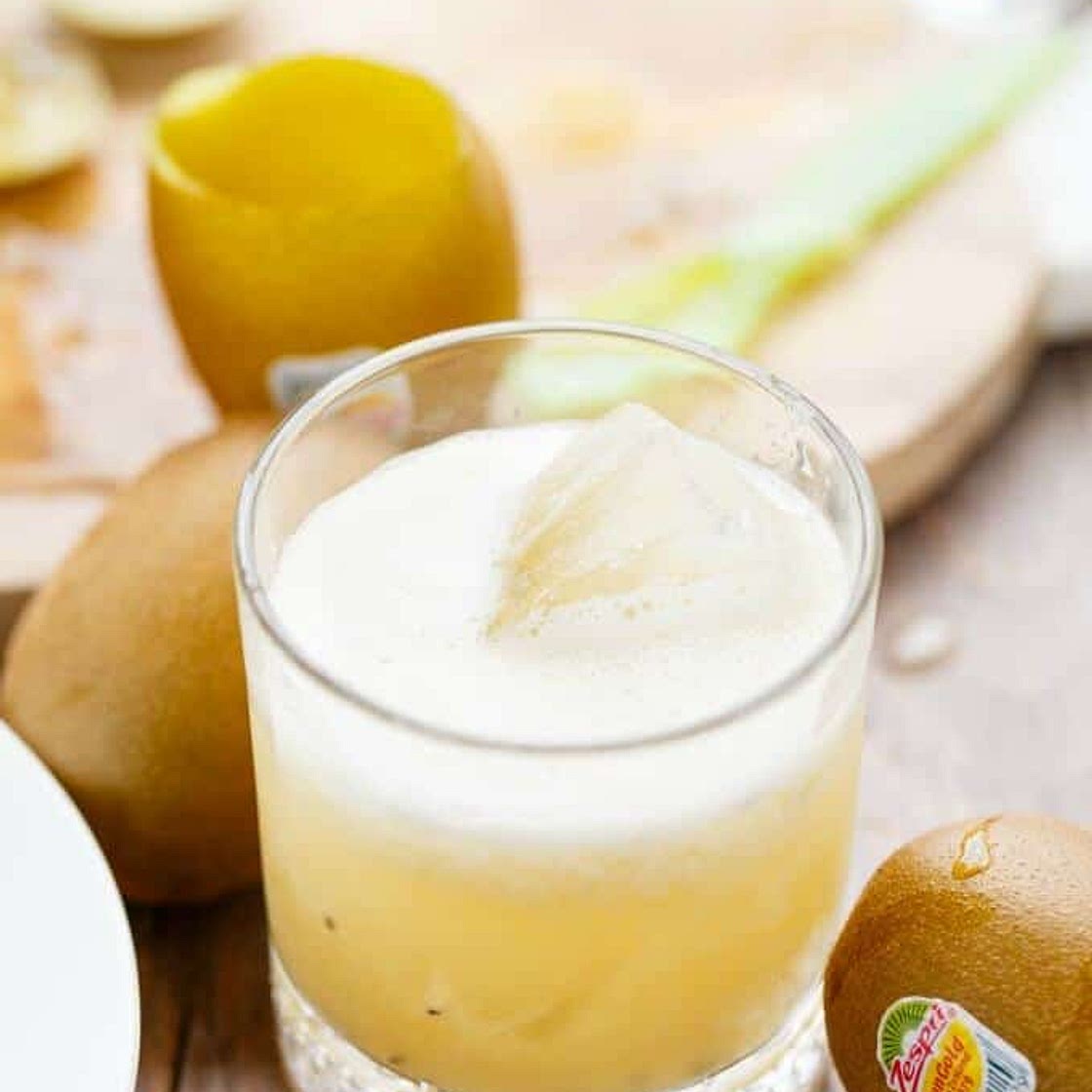 Kiwi Whiskey Sour