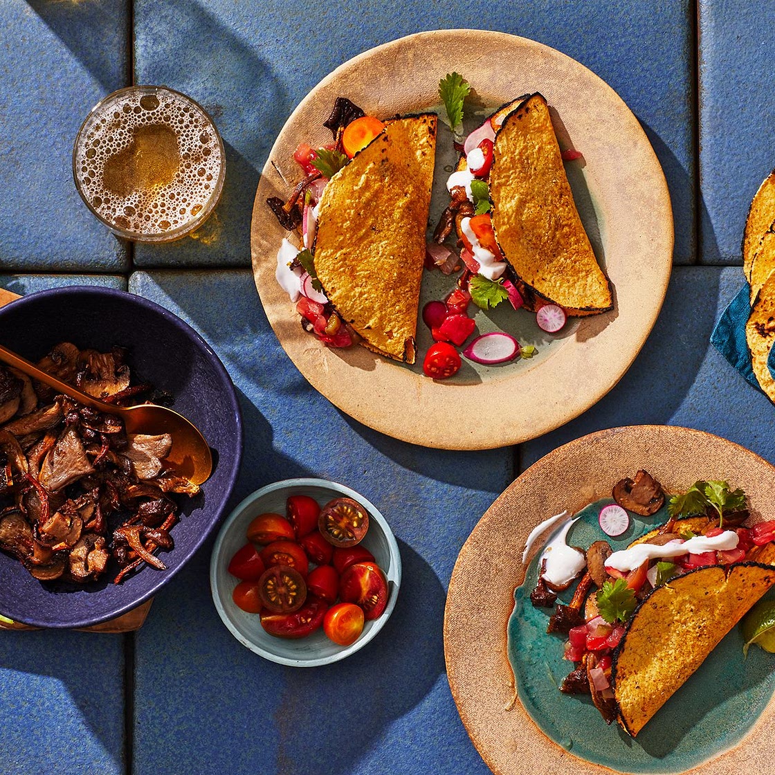 Adobo Mushroom Tacos