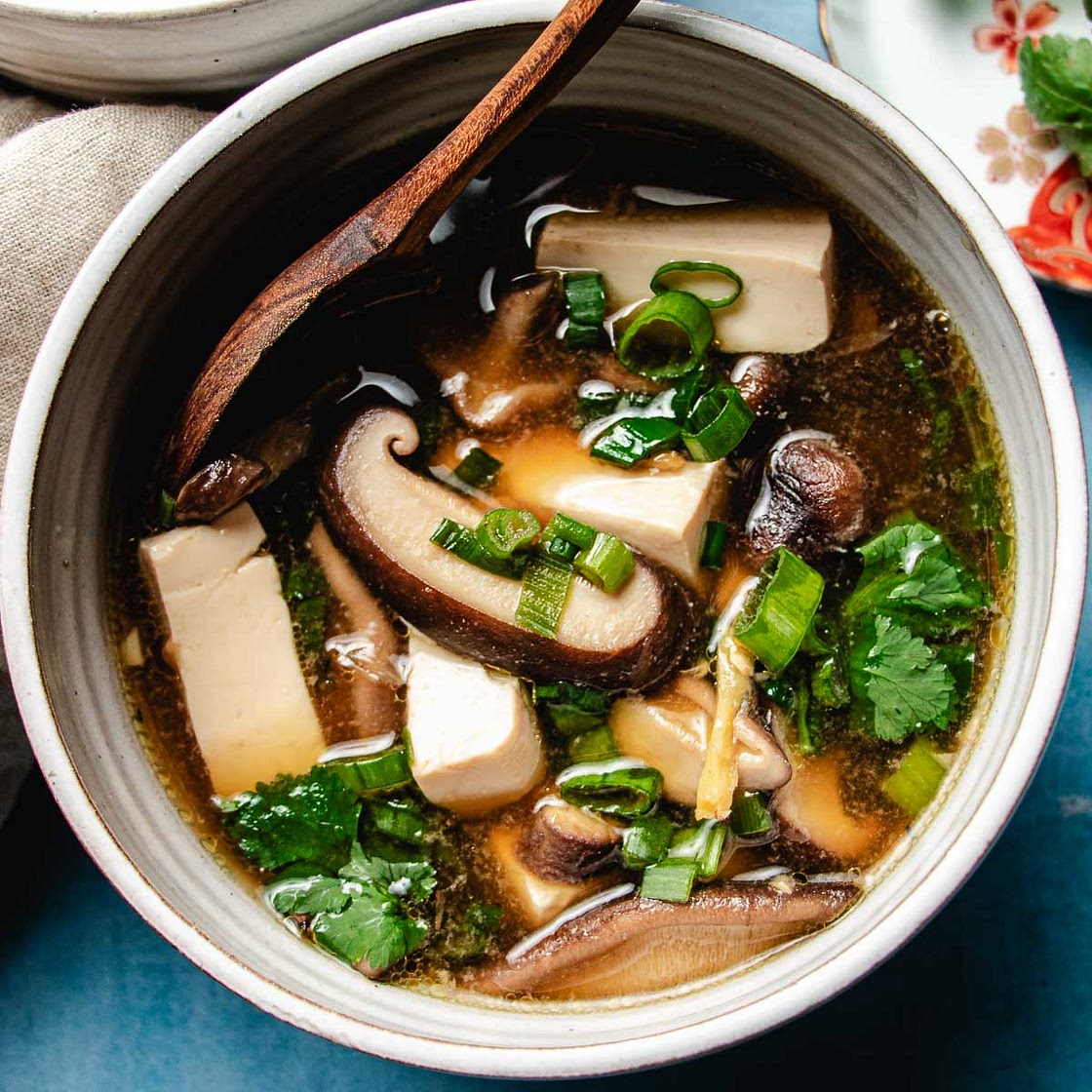 shiitake mushroom soup with tofu recipe