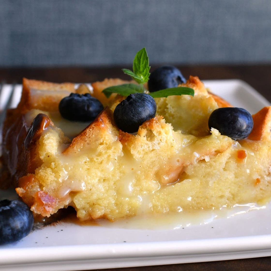 White Chocolate Bread Pudding