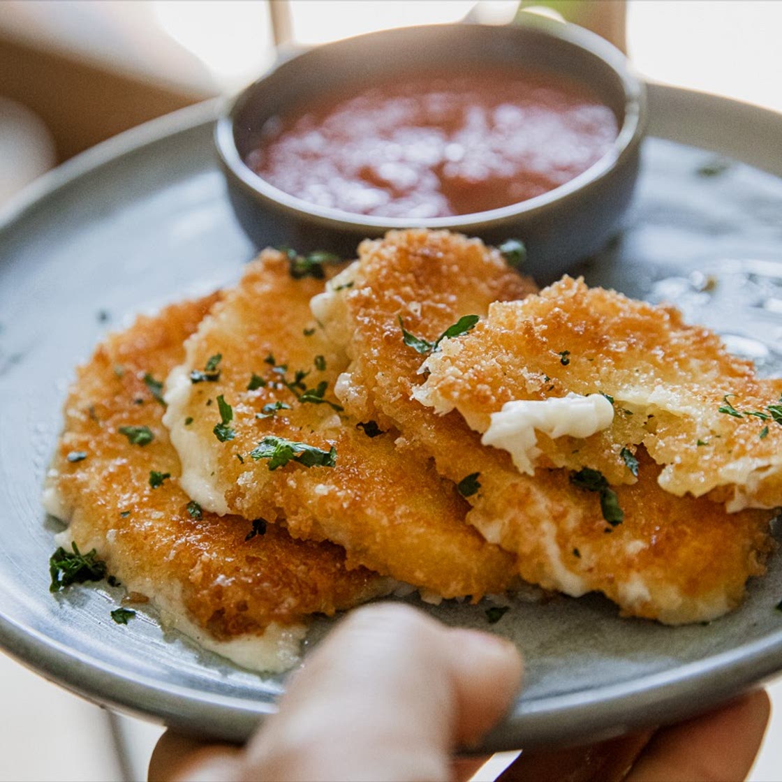 Blackstone Fried Mozzarella