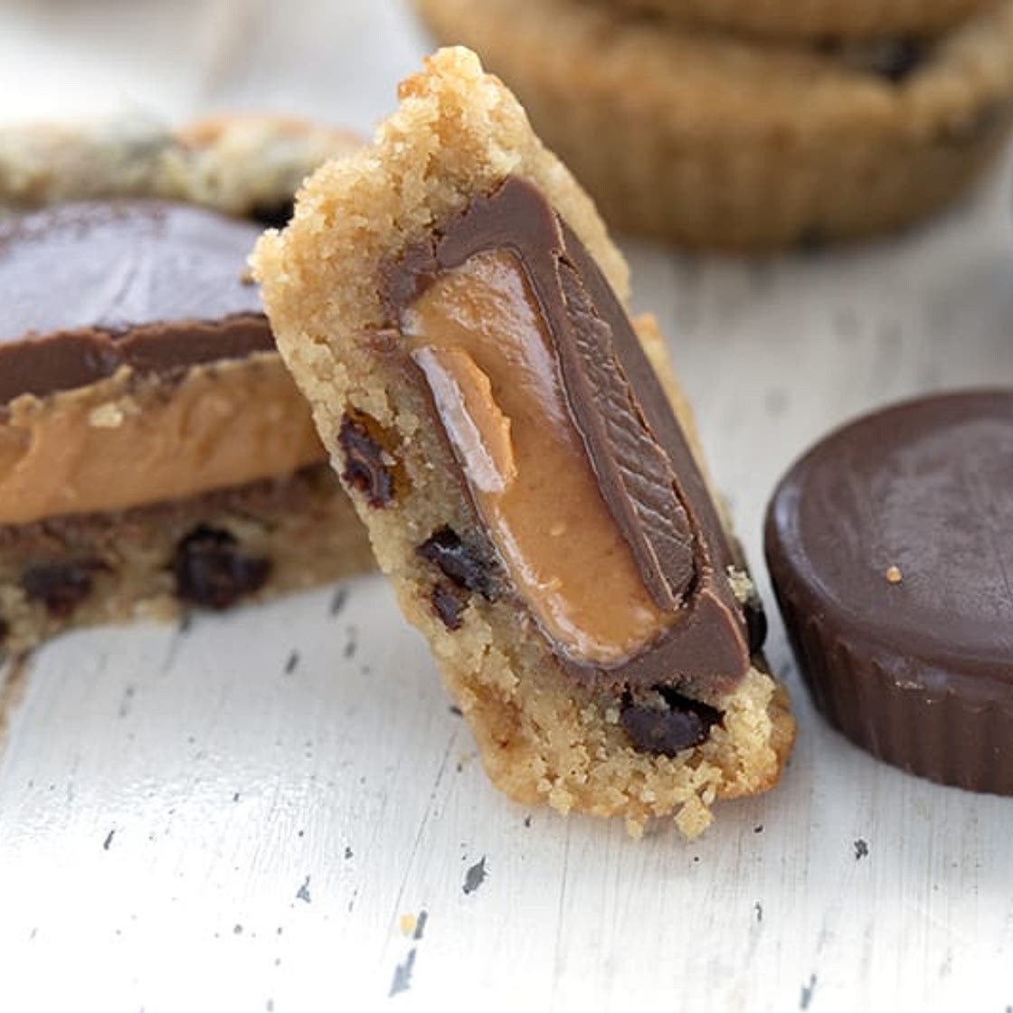 Keto Peanut Butter Cup Cookies