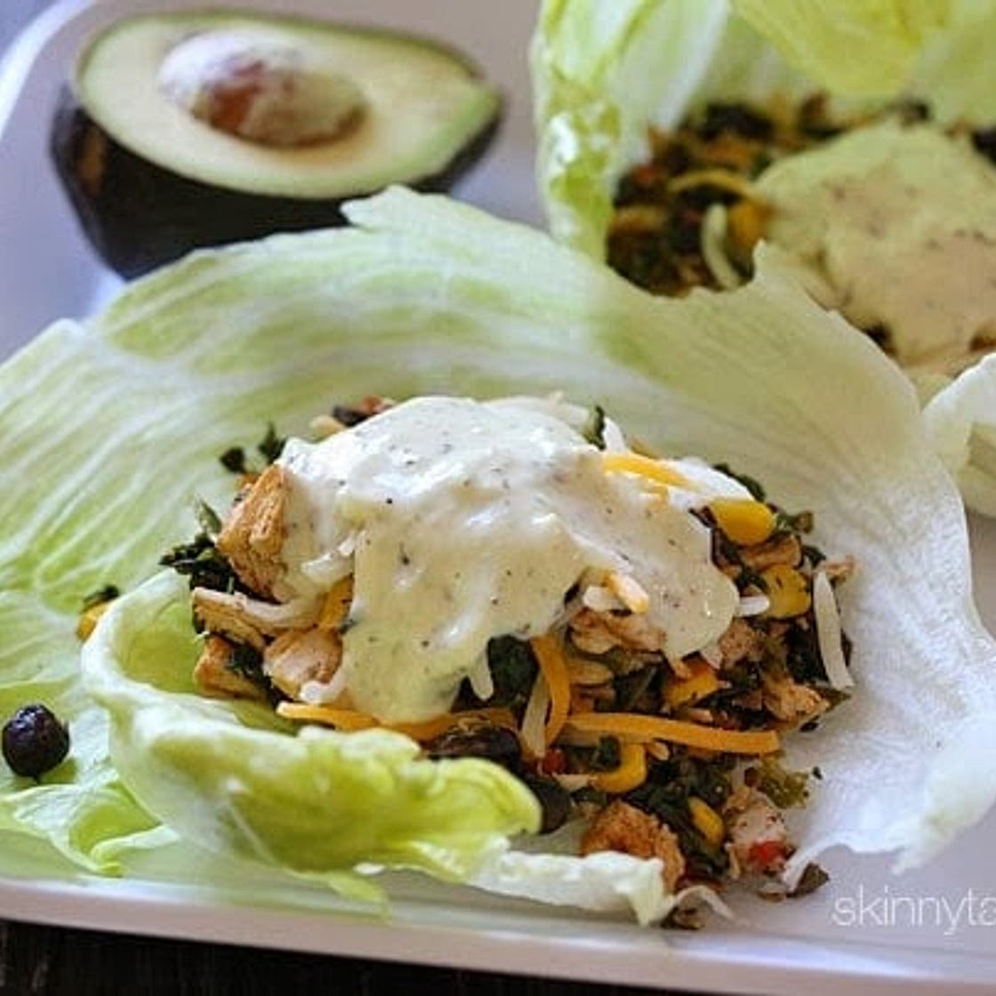 Turkey Santa Fe Lettuce Wraps
