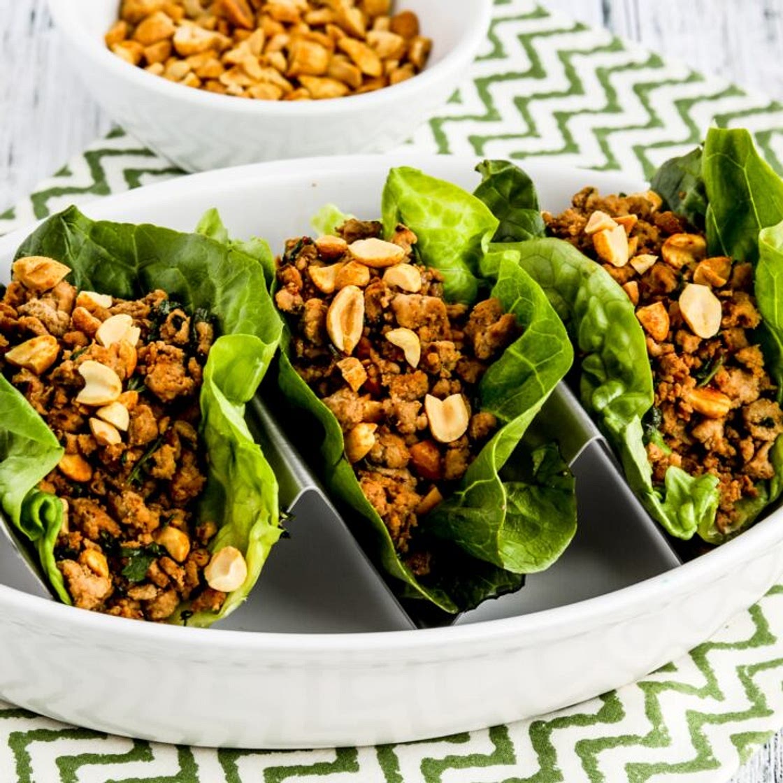 Asian Lettuce Cups with Spicy Ground Turkey