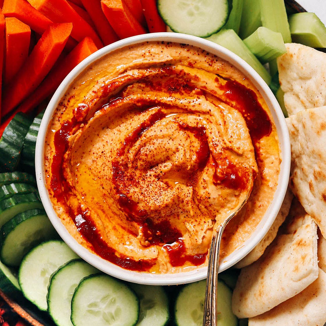 Spicy Chipotle Hummus (10 Minutes!)