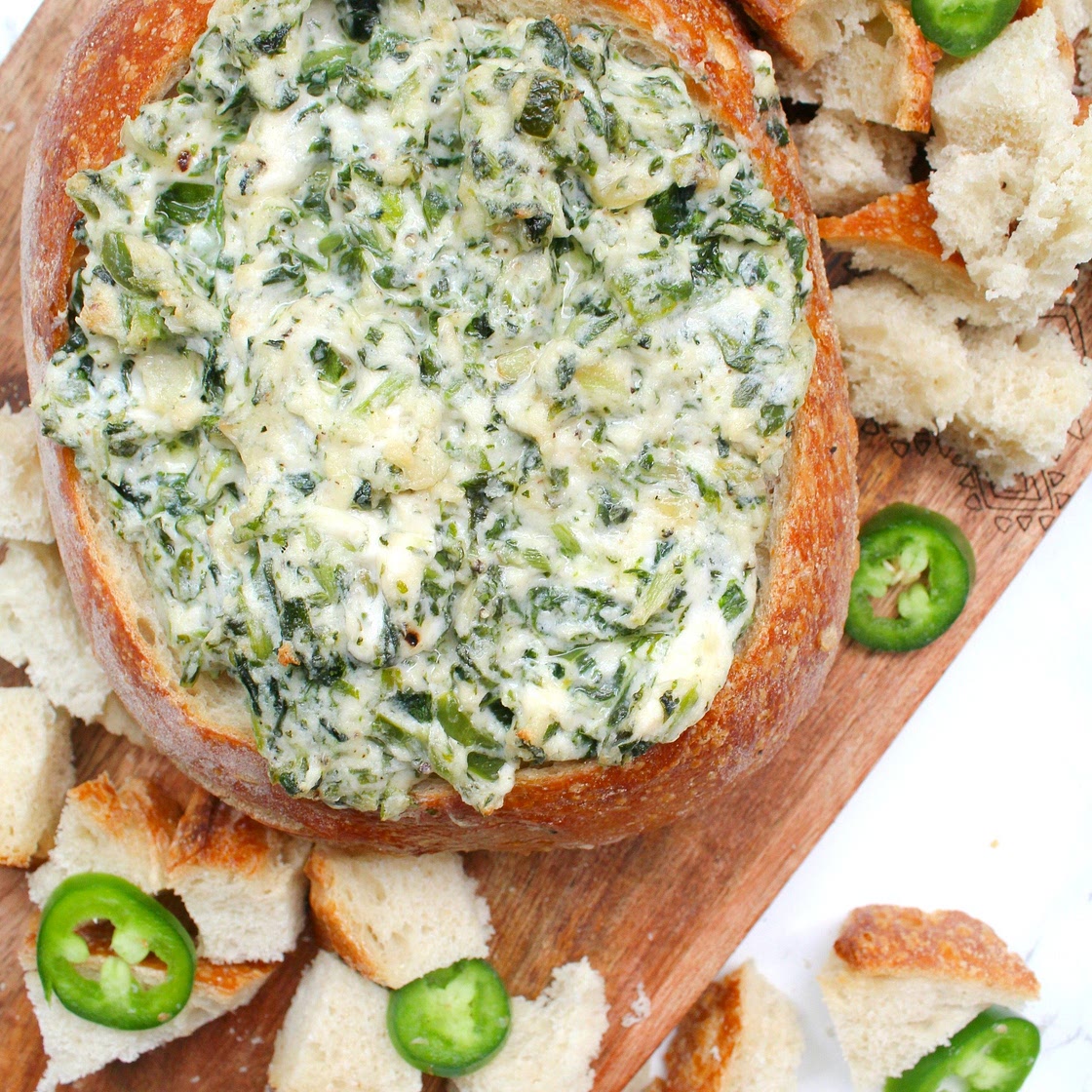 Vegan Jalapeño Spinach Dip