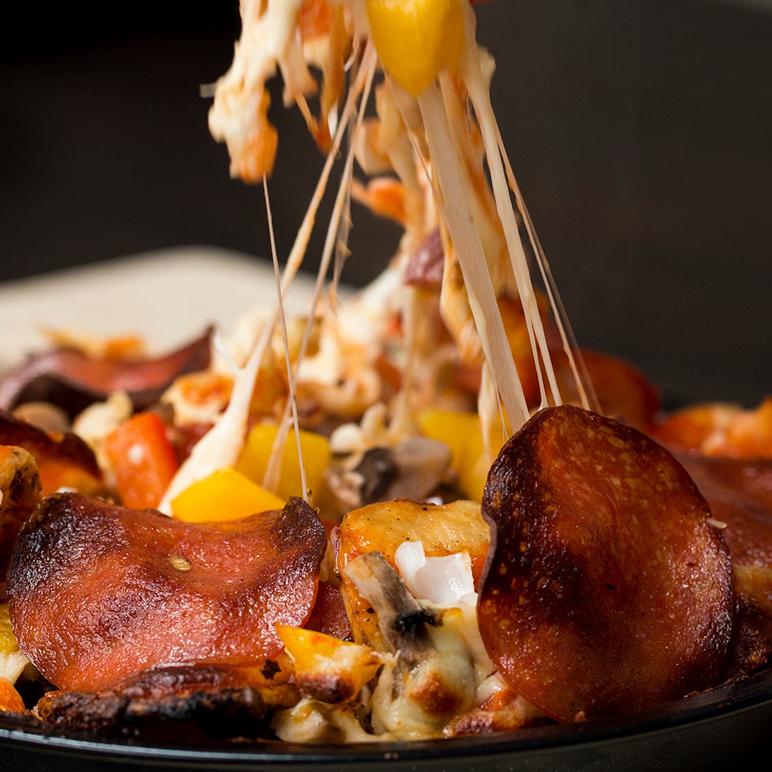 Pepperoni Pizza Potato Bake Recipe by Tasty