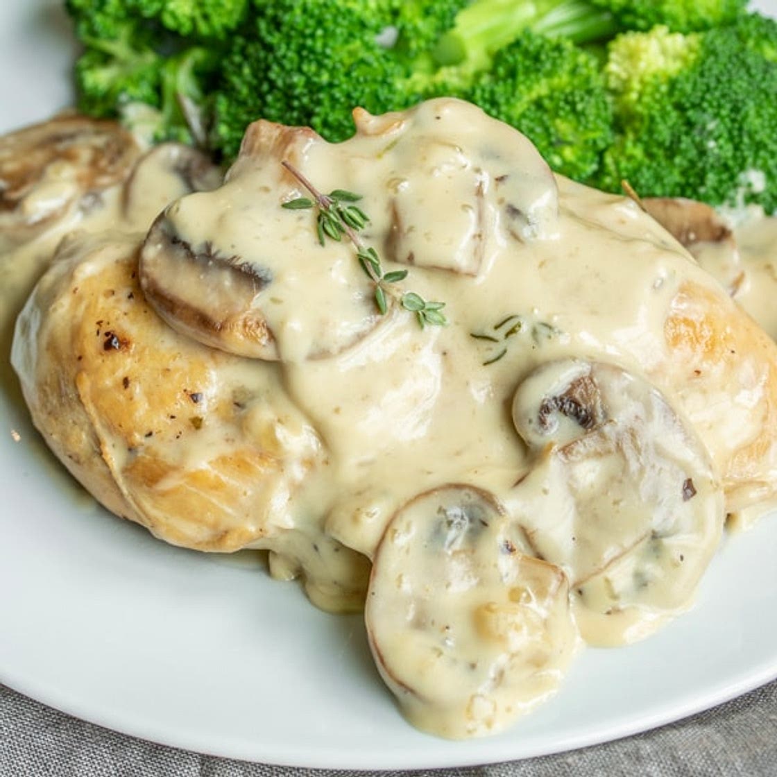 Instant Pot Chicken with Mushrooms