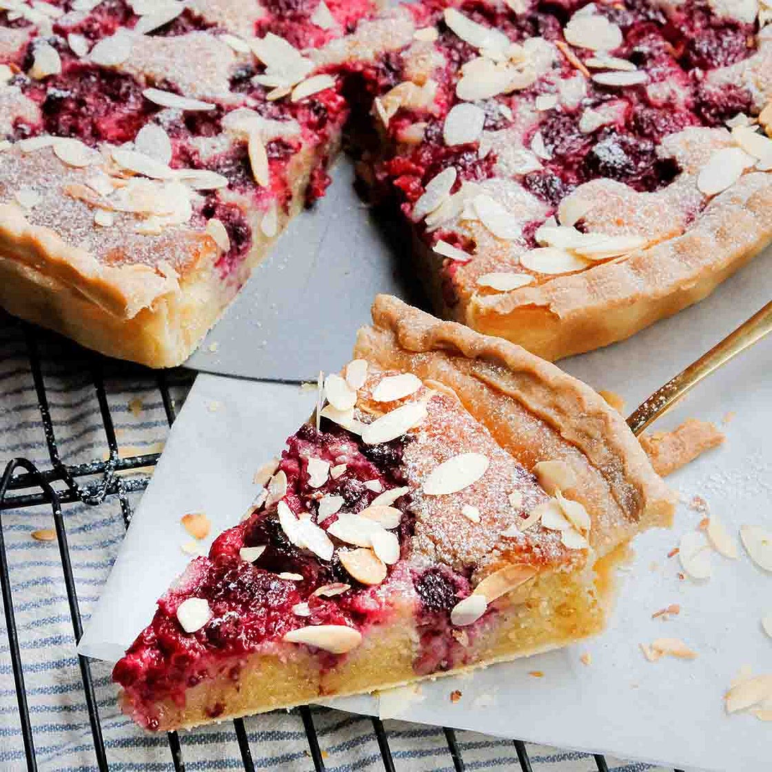 Raspberry Almond Tart