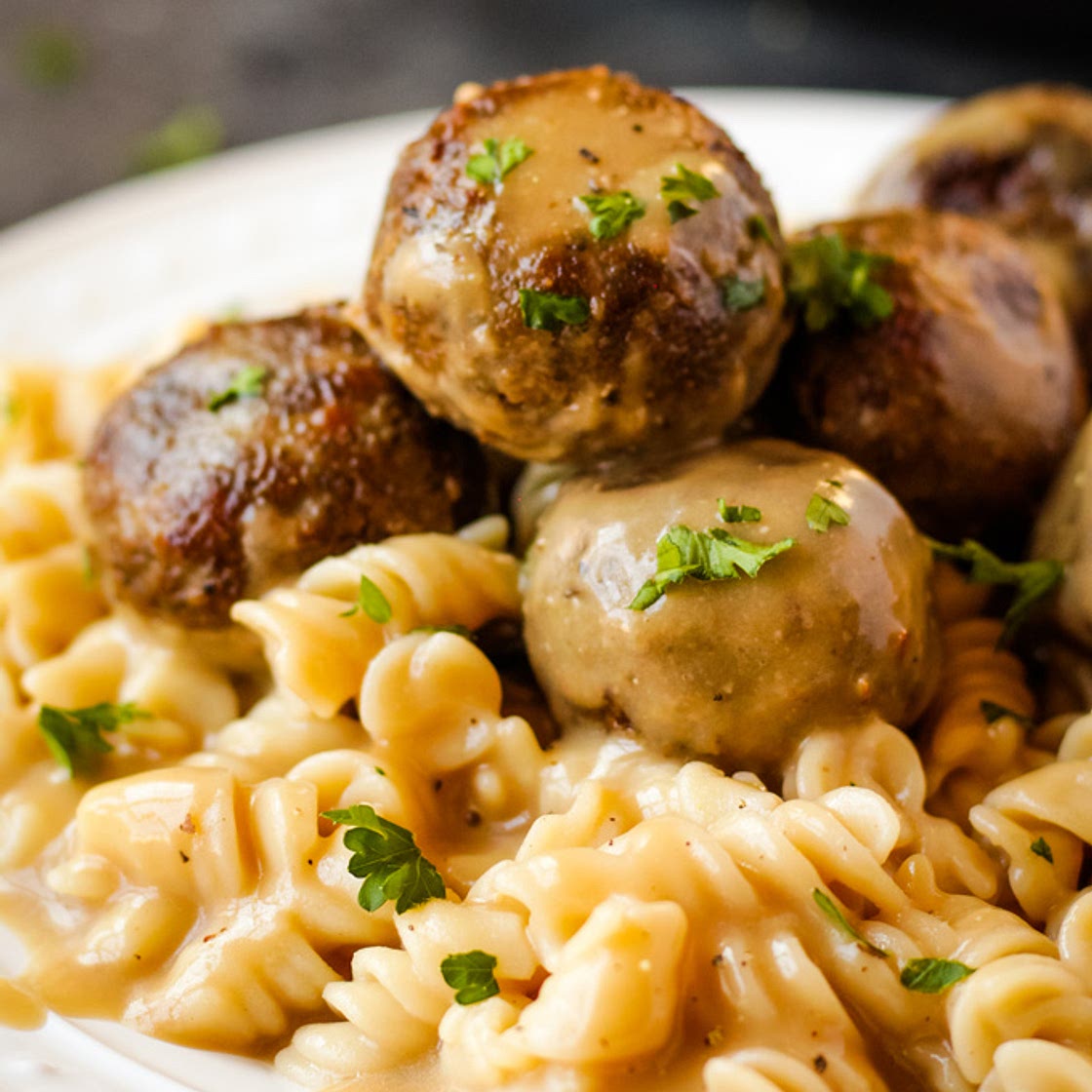 Vegan Swedish Meatballs