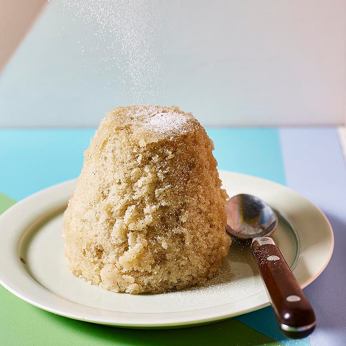Pineapple upside-down mug cake