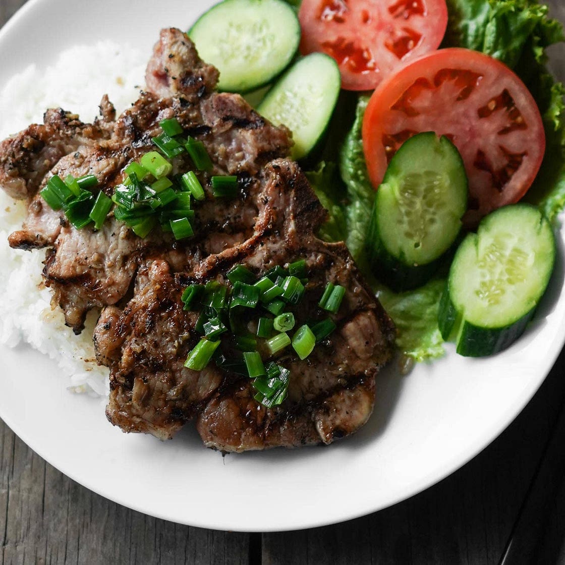Vietnamese Pork Chops (Sườn Nướng)