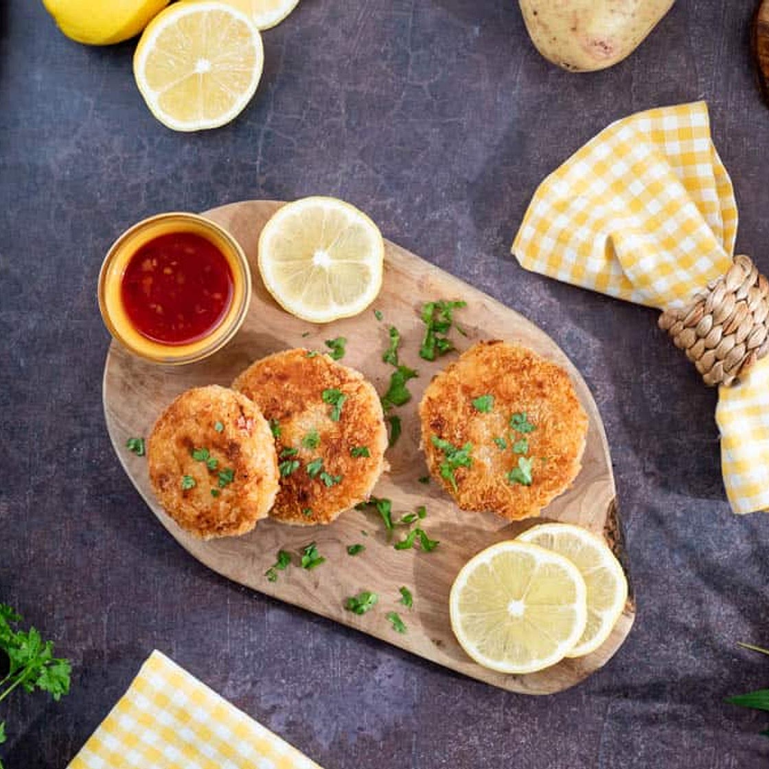 Simple Thai Sweet Chilli Salmon Fishcakes With Potato
