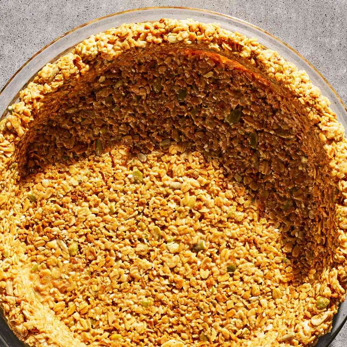 Granola and Marshmallow Piecrust