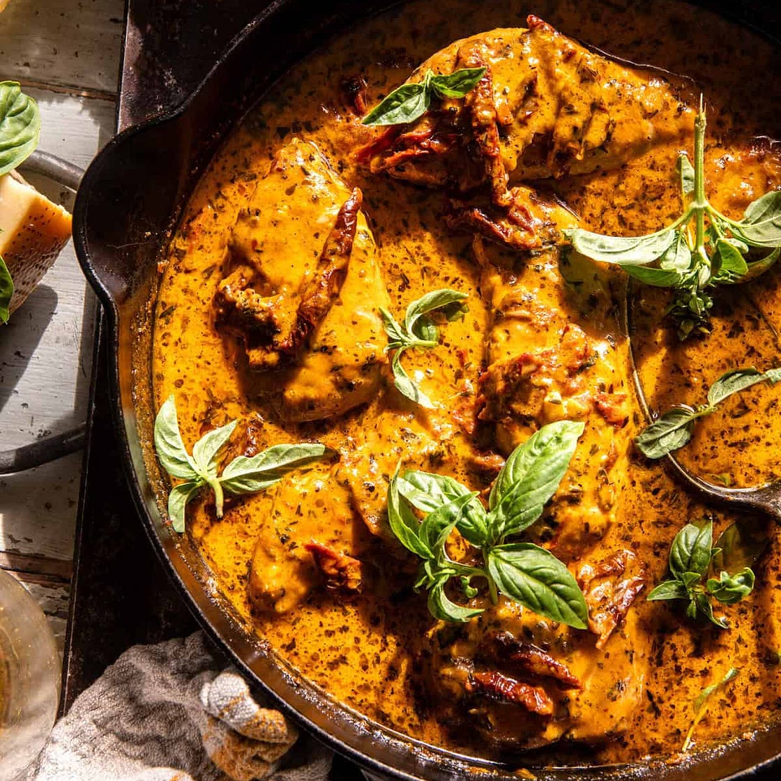 Marry Me Chicken in Pumpkin Cream Sauce