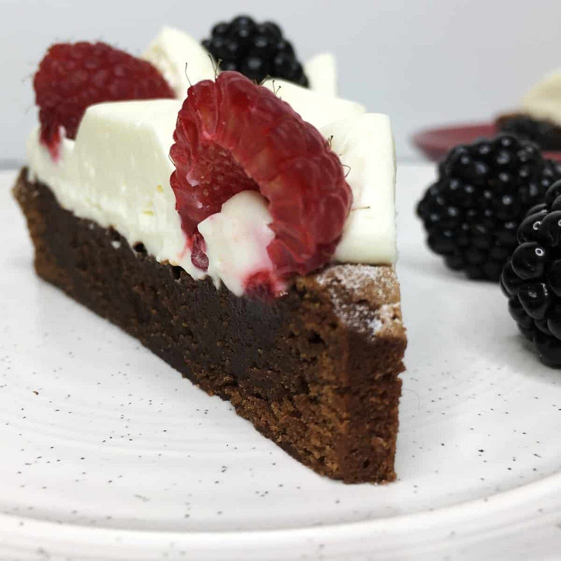 Brownie Birthday Cake