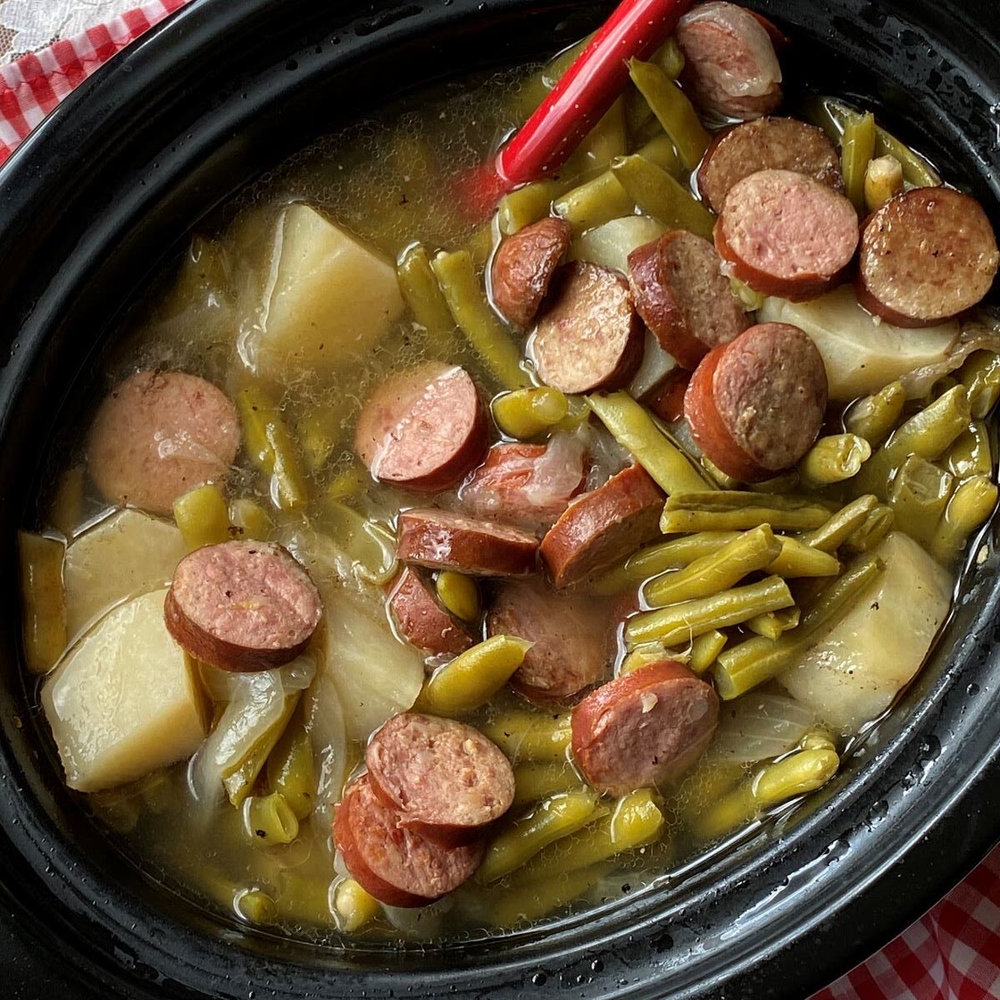 Sausage, Green Beans and Potatoes