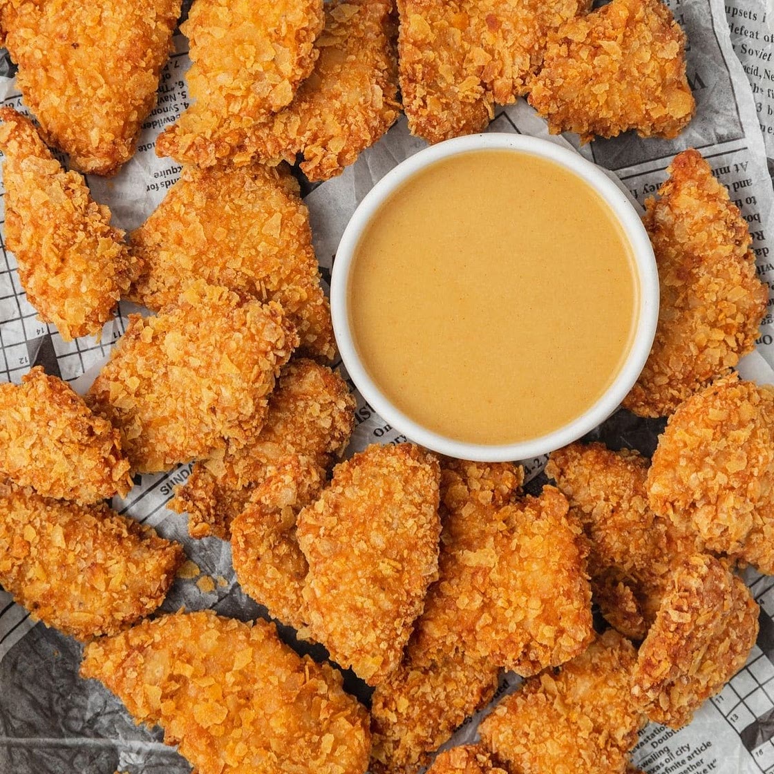 Potato Chip Crusted Chicken Tenders