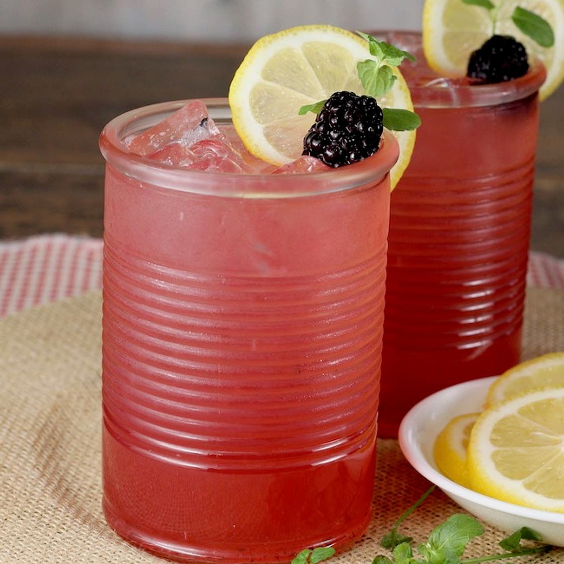 Blackberry Lemonade Moscato Punch