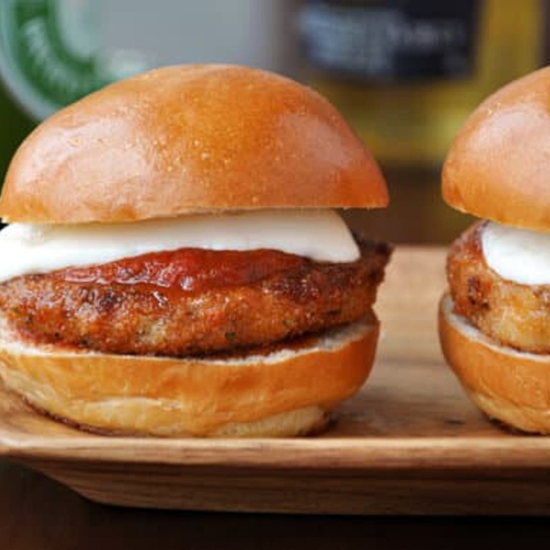 Eggplant Parmesan Sliders