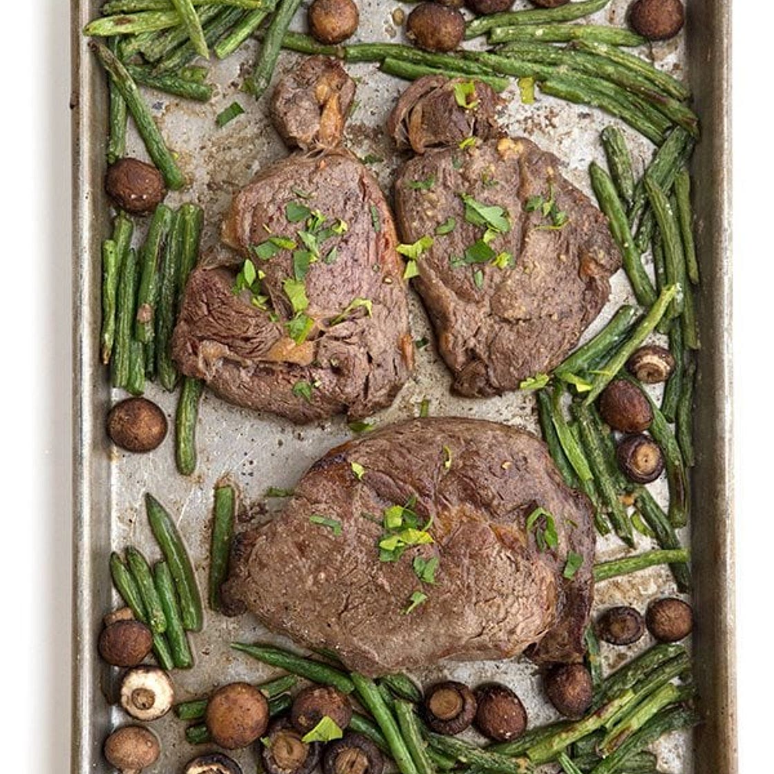Sheet Pan Steakhouse Dinner