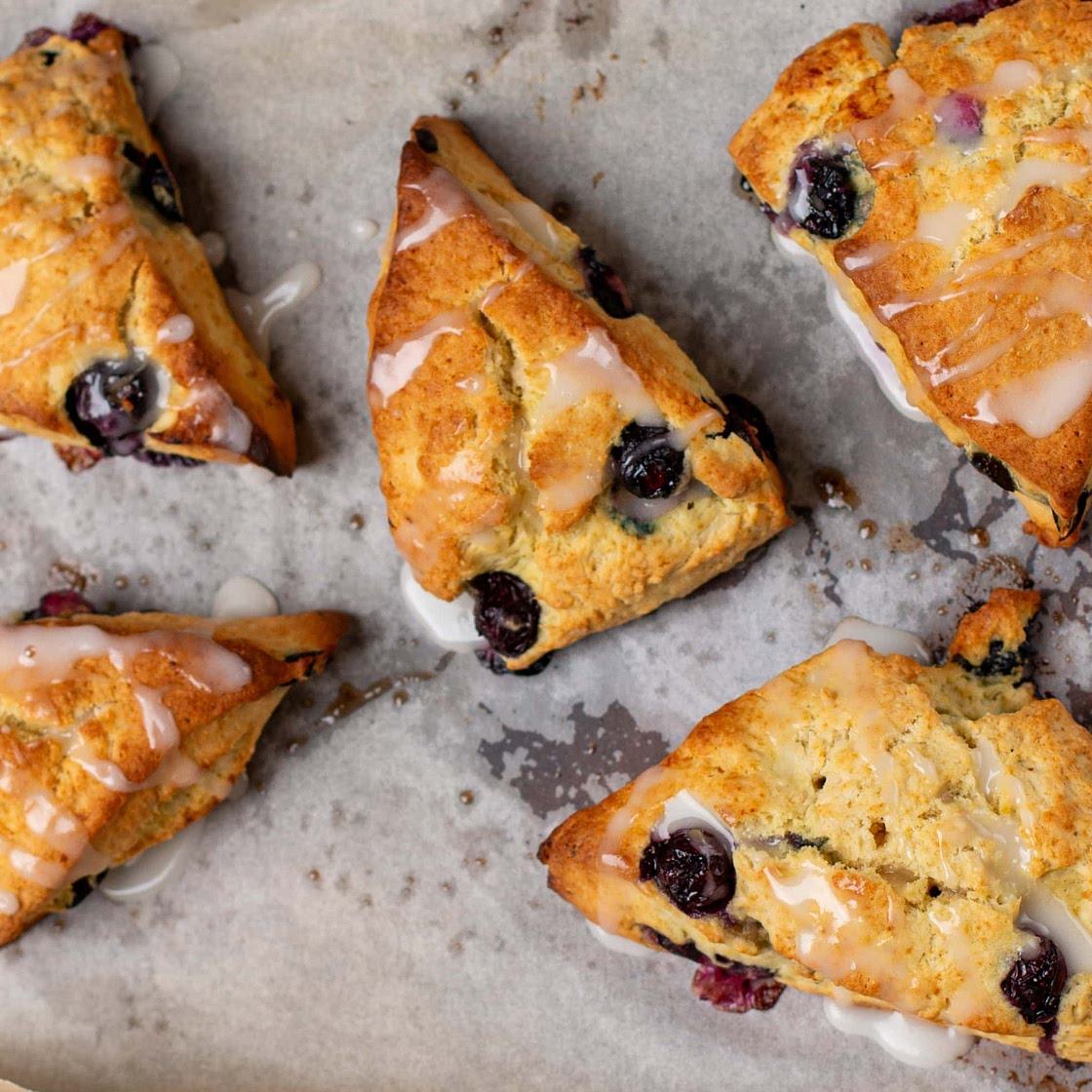 Lemon Blueberry Scones