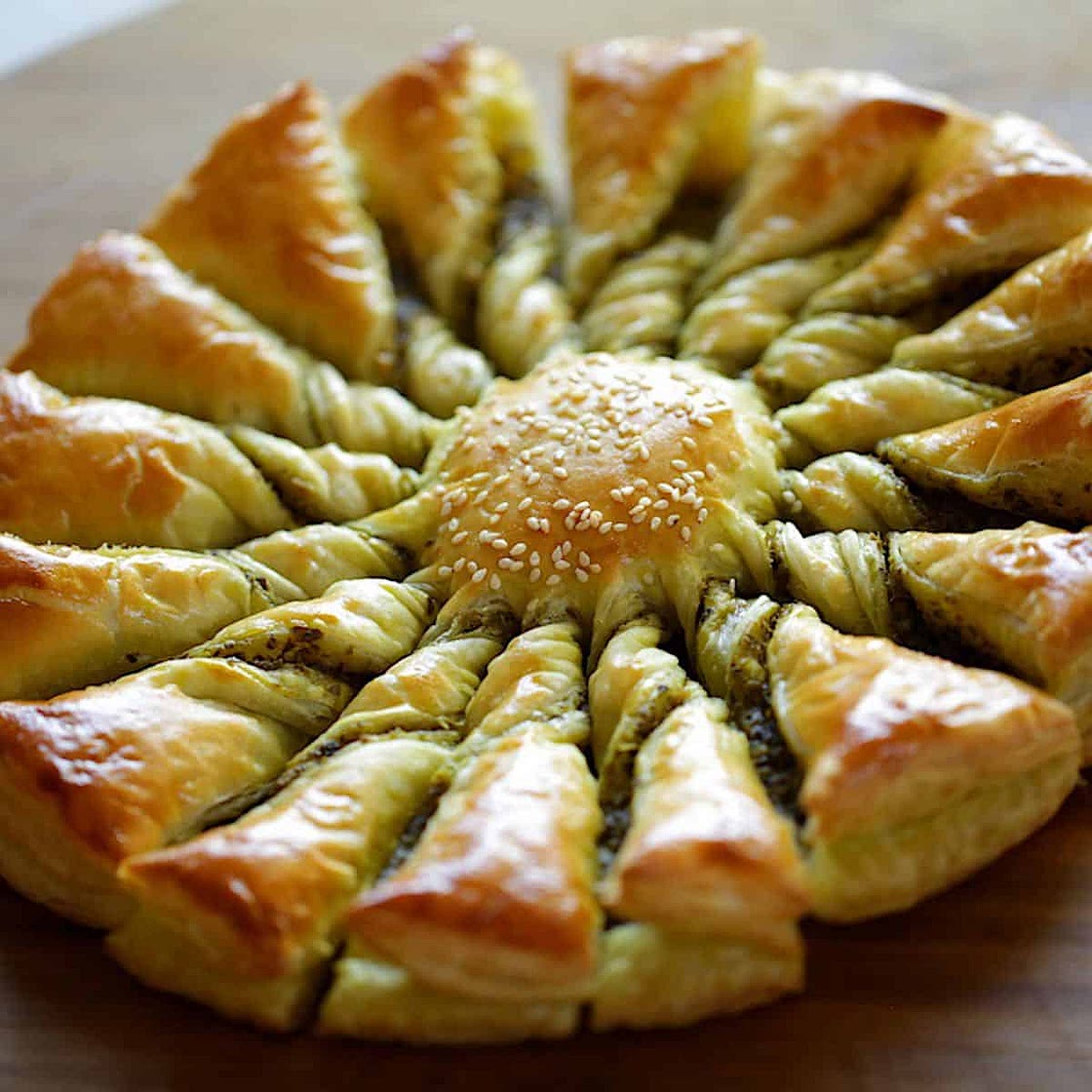 Tarte Au Soleil Recipe with Pesto