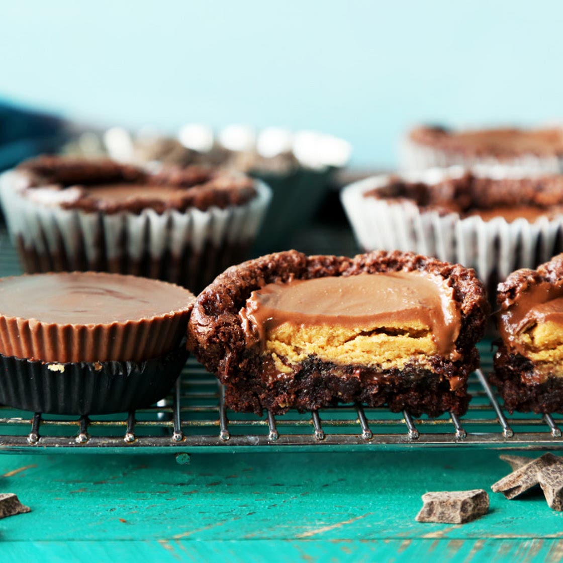 Brownies With Reese Cup Center