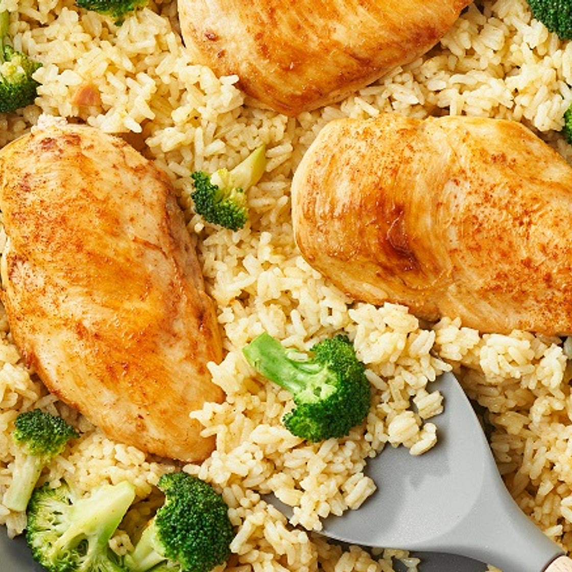 15-Minute Chicken & Rice Dinner