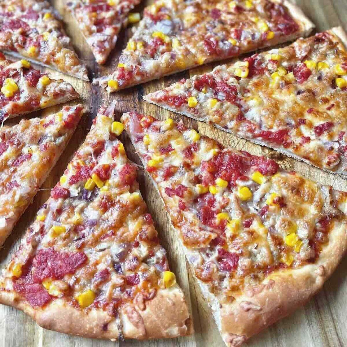 Sweetcorn Tuna Pizza