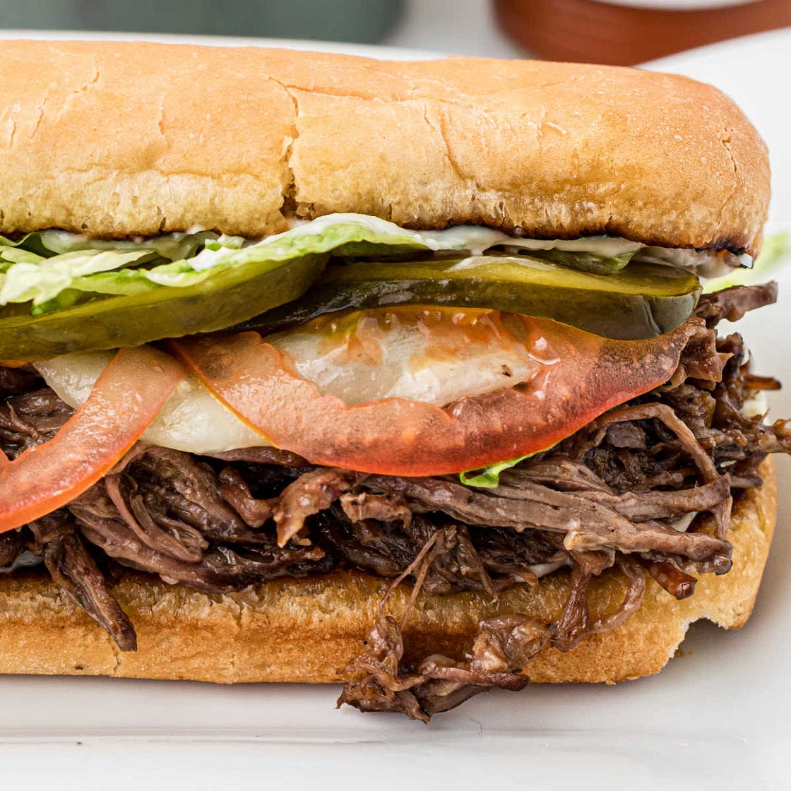 Hearty Roast Beef Po Boy