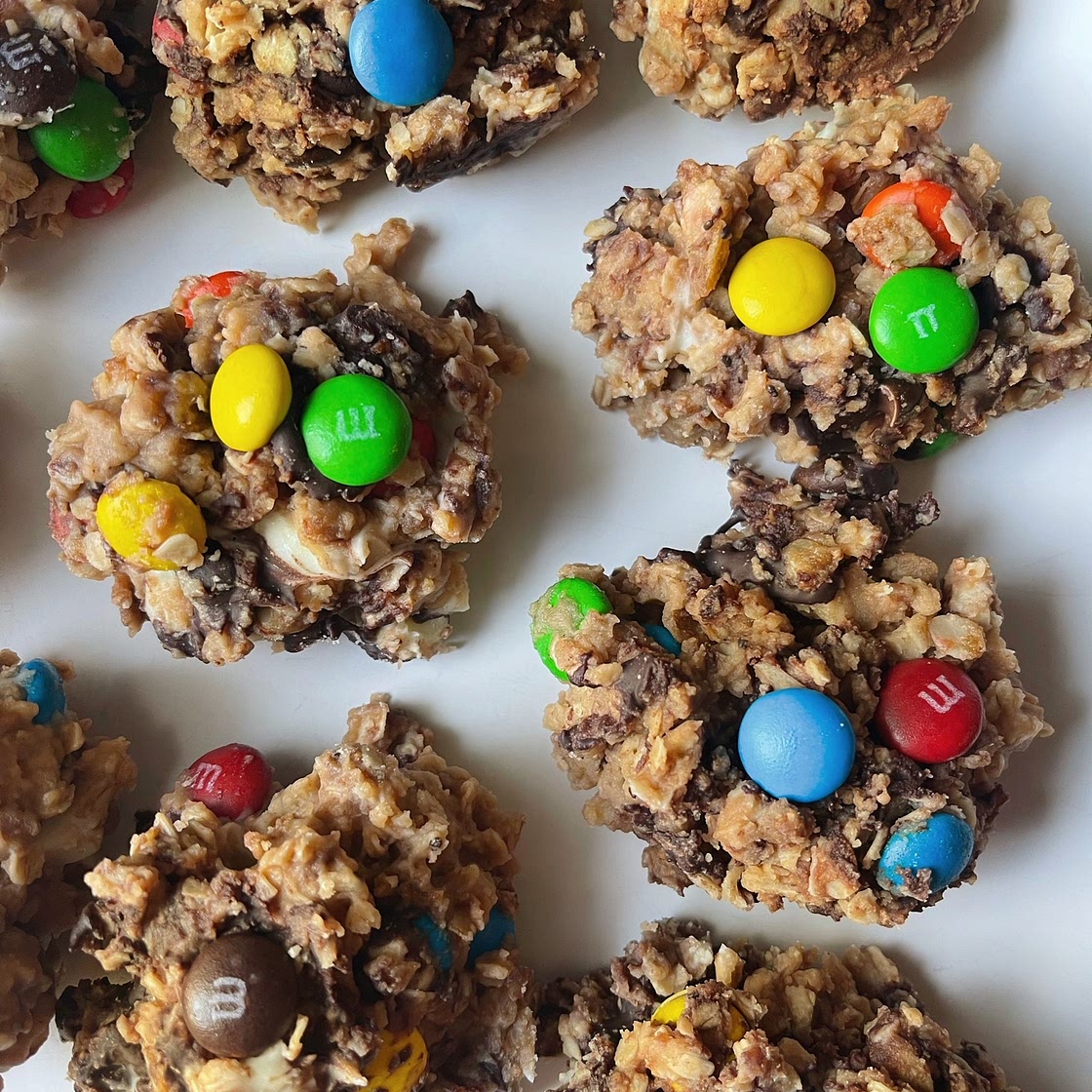 No-Bake Granola Monster Cookies