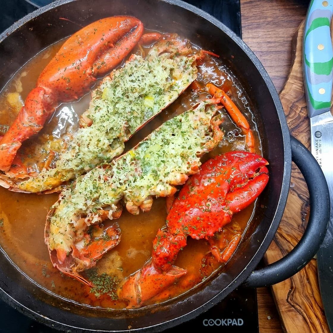 Lobster Thermidor in a Coconut Sweet Chilli Bisque